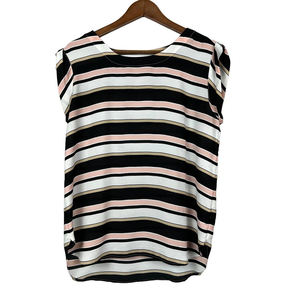 Ann Taylor Striped Blouse - M
